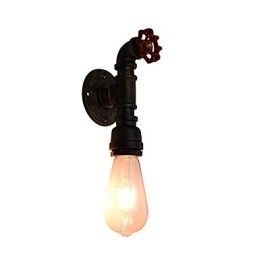 Kinkiet Kinkiety Ścienne Żelazo Ścienne Lampy Głupi Czarny Miecz Świetlny Lampa Na Ścianie