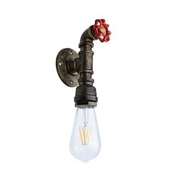 Kinkiet Kinkiety Ścienne Żelazo Ścienne Lampy Głupi Czarny Miecz Świetlny Lampa Na Ścianie