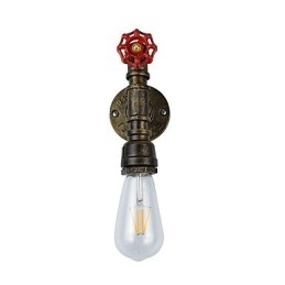 Kinkiet Kinkiety Ścienne Żelazo Ścienne Lampy Głupi Czarny Miecz Świetlny Lampa Na Ścianie