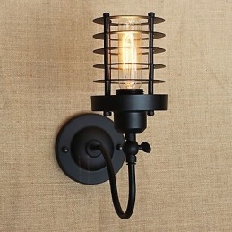 Styl Vintage Country Painting Feature dla Mini Style Ambient Light Wall Sconces Wall Light