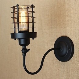 Styl Vintage Country Painting Feature dla Mini Style Ambient Light Wall Sconces Wall Light