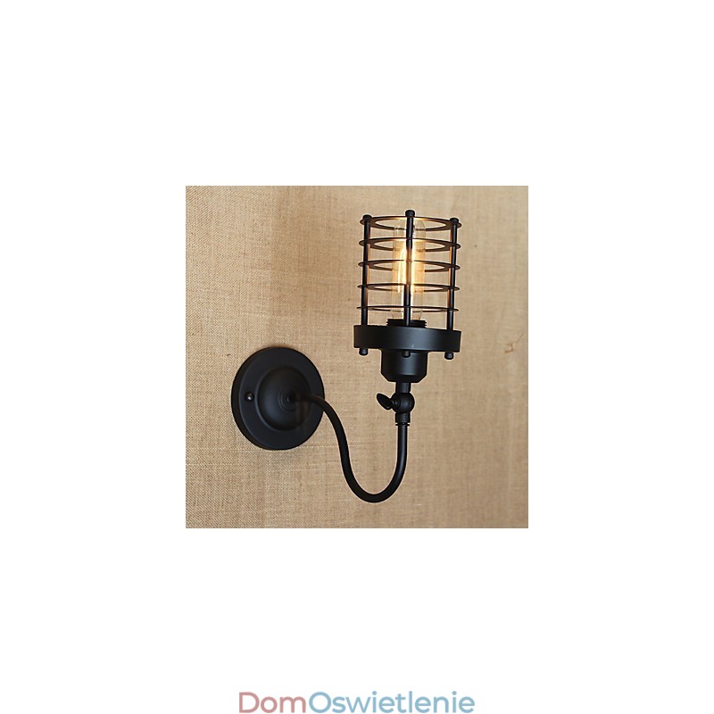 Styl Vintage Country Painting Feature dla Mini Style Ambient Light Wall Sconces Wall Light