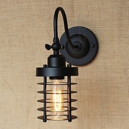 Styl Vintage Country Painting Feature dla Mini Style Ambient Light Wall Sconces Wall Light