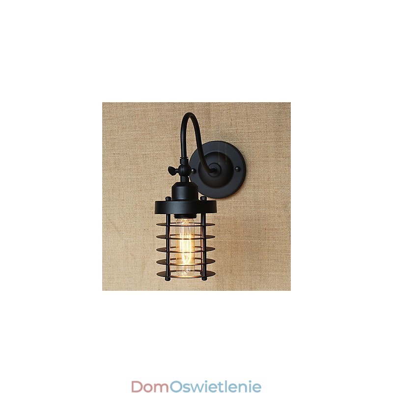 Styl Vintage Country Painting Feature dla Mini Style Ambient Light Wall Sconces Wall Light