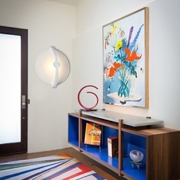 Żelazna lampa ścienna Lodge Simple Country Modern Contemporary Painting Feature dla miniaturowego stylu Ambient Light
