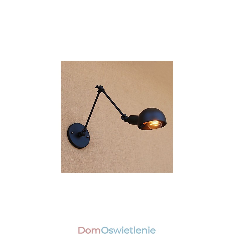 Funkcja malowania w stylu vintage country dla miniaturowego stylu, ochrona oczu, światło otoczenia, oświetlenie z ramieniem obrotowym, ściana