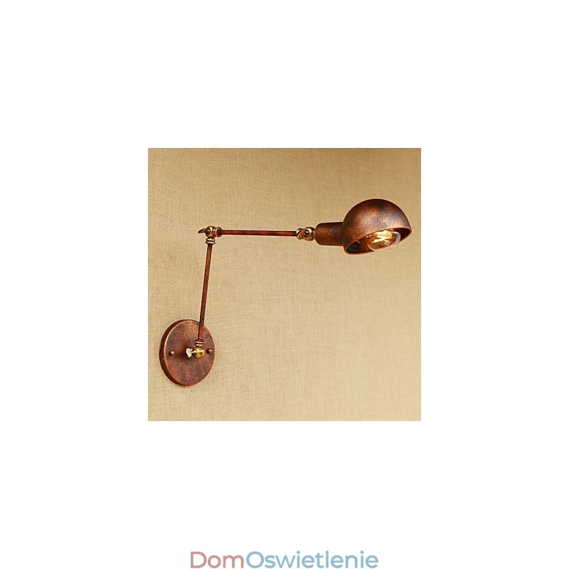 Funkcja malowania w stylu vintage country dla miniaturowego stylu, ochrona oczu, światło otoczenia, oświetlenie z ramieniem obrotowym, ściana