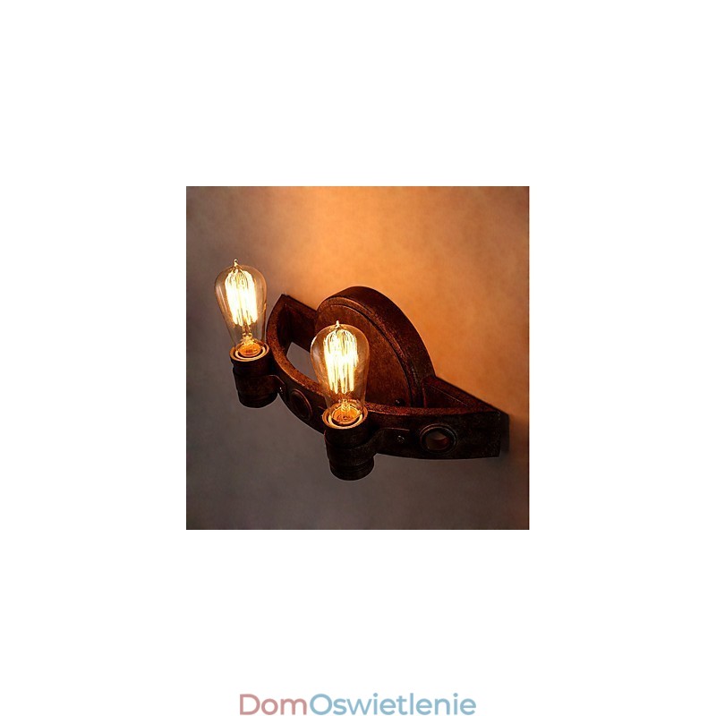Loft Style Vintage Industrial Kreatywna osobowość Metalowa lampa ścienna do kawiarni Bar Foyer Udekoruj oświetlenie ścienne