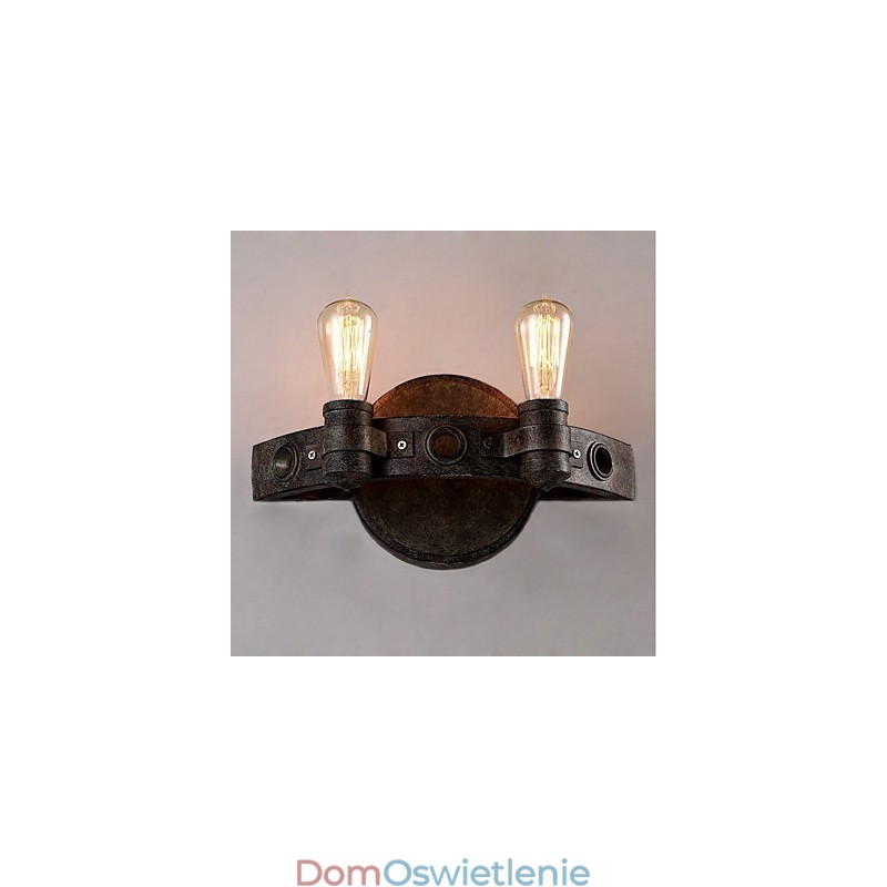 Loft Style Vintage Industrial Kreatywna osobowość Metalowa lampa ścienna do kawiarni Bar Foyer Udekoruj oświetlenie ścienne