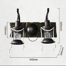 Vintage Others Feature Downlight Kinkiety ścienne Lampa ścienna