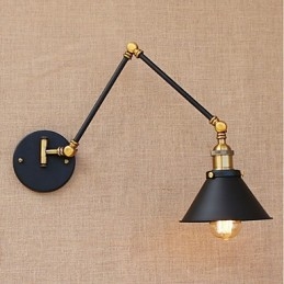 Styl vintage, galwanizowany, do miniaturowych lamp z ruchomym ramieniem, do ochrony oczu i oświetlenia downlight z ruchomym ramieniem