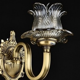 Rustykalny domek z mosiądzu Cecha dla miniaturowego stylu kinkietów z oświetleniem górnym