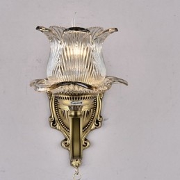 Rustykalny domek z mosiądzu Cecha dla miniaturowego stylu kinkietów z oświetleniem górnym