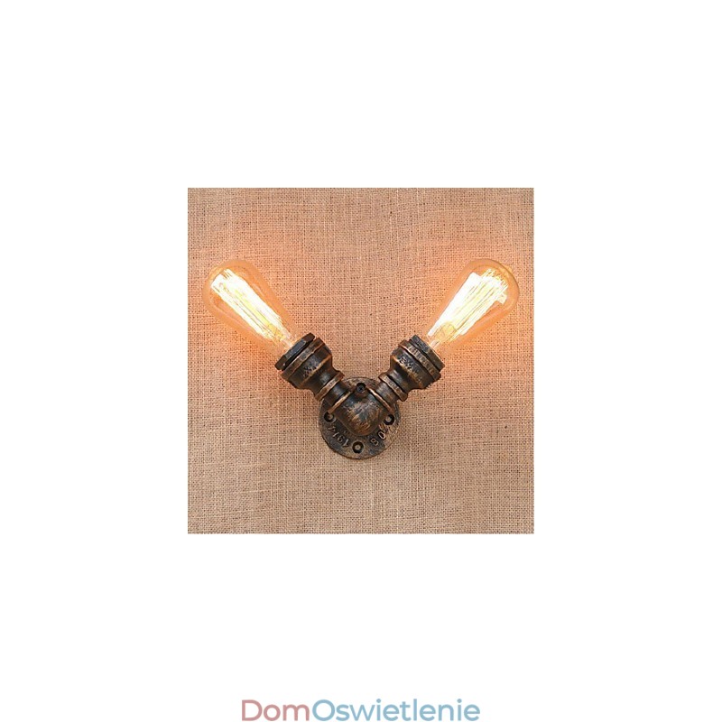 Nostalgia Prosta Fajka Wodna Dekoracyjna Mała Lampa Ścienna Lampa Ścienna