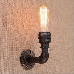 Nostalgia Prosta Fajka Wodna Dekoracyjna Mała Lampa Ścienna Lampa Ścienna