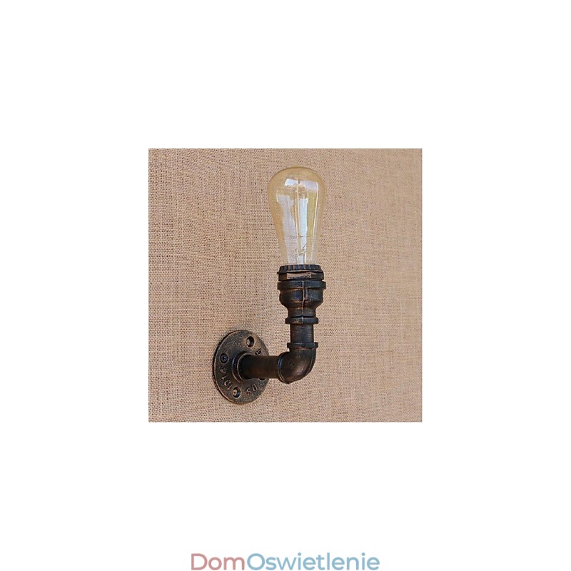 Nostalgia Prosta Fajka Wodna Dekoracyjna Mała Lampa Ścienna Lampa Ścienna