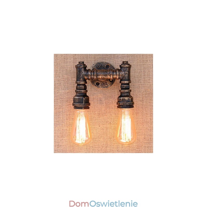 Nostalgia Prosta Fajka Wodna Dekoracyjna Mała Lampa Ścienna Lampa Ścienna