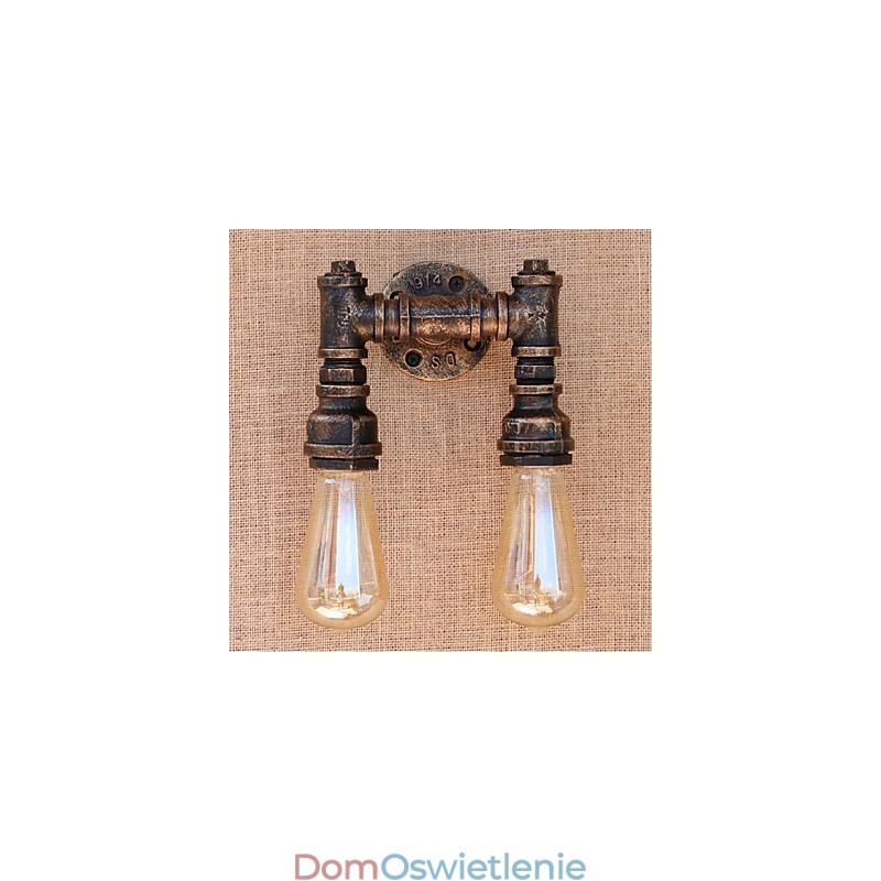 Nostalgia Prosta Fajka Wodna Dekoracyjna Mała Lampa Ścienna Lampa Ścienna
