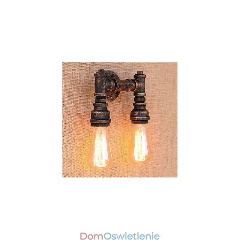 Nostalgia Prosta Fajka Wodna Dekoracyjna Mała Lampa Ścienna Lampa Ścienna