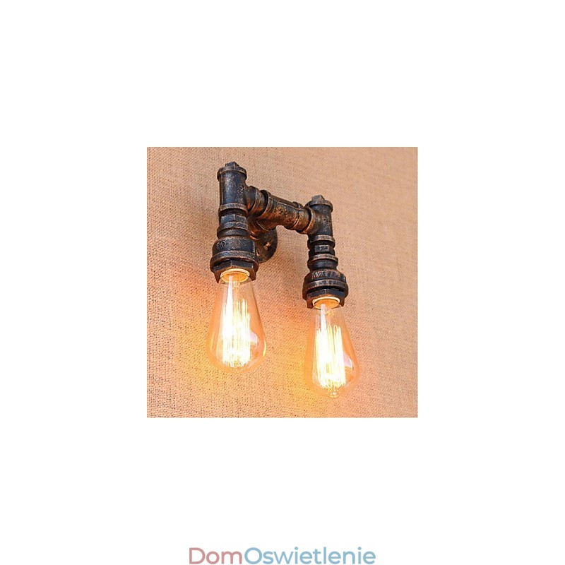 Nostalgia Prosta Fajka Wodna Dekoracyjna Mała Lampa Ścienna Lampa Ścienna