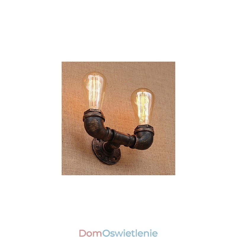 Nostalgia Prosta Fajka Wodna Dekoracyjna Mała Lampa Ścienna Lampa Ścienna