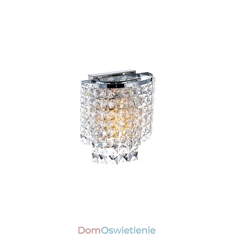 Nowoczesna, współczesna, galwanizowana cecha dla kryształowych kinkietów ściennych Downlight