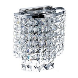Nowoczesna, współczesna, galwanizowana cecha dla kryształowych kinkietów ściennych Downlight