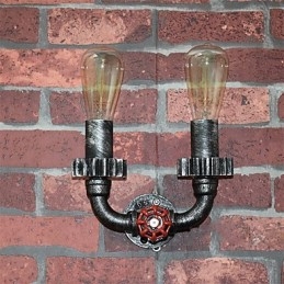 2 Heads Vintage Industrial Metalowe kinkiety Restauracja Kawiarnia Bar Dekoracja oświetlenie