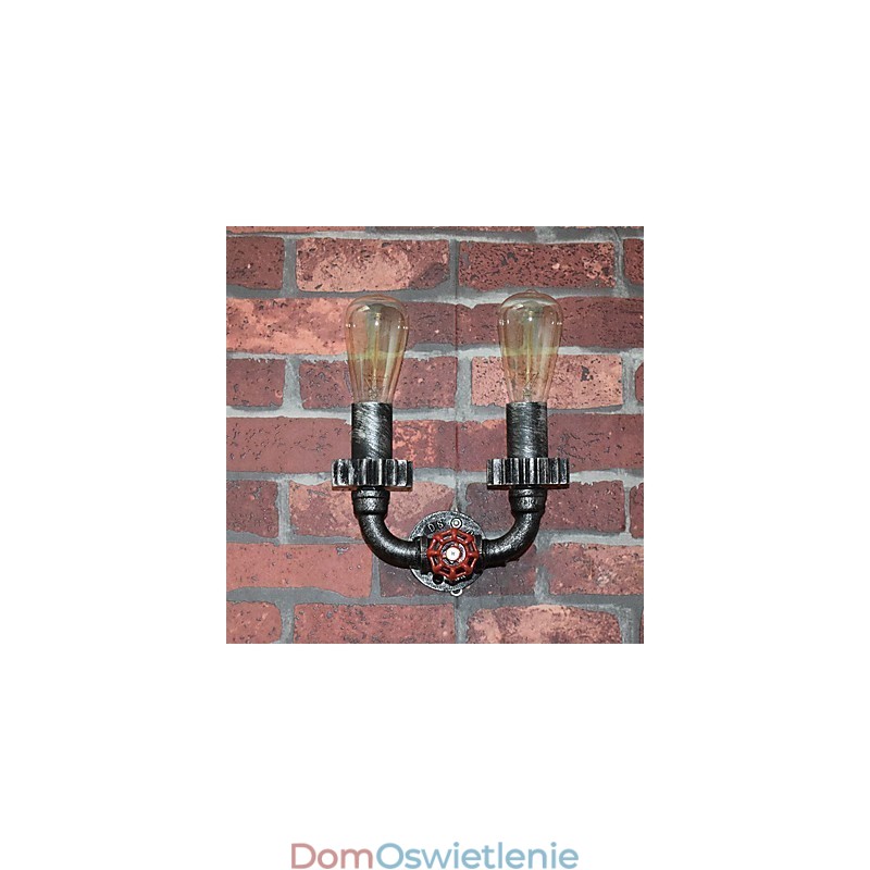 2 Heads Vintage Industrial Metalowe kinkiety Restauracja Kawiarnia Bar Dekoracja oświetlenie