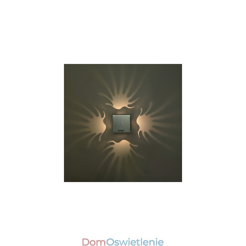 Nowoczesna, współczesna, galwanizowana cecha do kinkietów ściennych z oświetleniem otoczenia Wall LightV