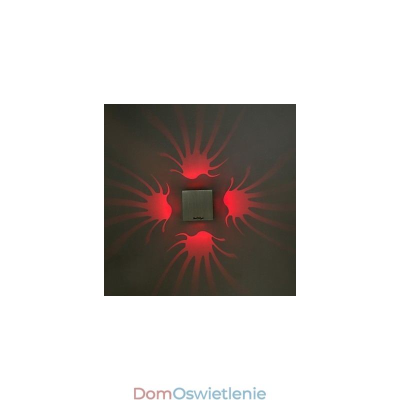Nowoczesna, współczesna, galwanizowana cecha do kinkietów ściennych z oświetleniem otoczenia Wall LightV