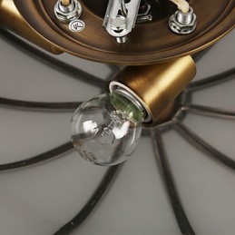 Nowoczesny współczesny dekoracyjny projekt miedziany sufitowy zestaw lamp