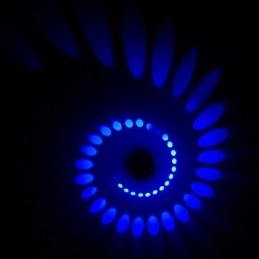 Nowoczesna, współczesna, galwanizowana cecha oświetlenia otoczenia, montaż ścienny podtynkowy