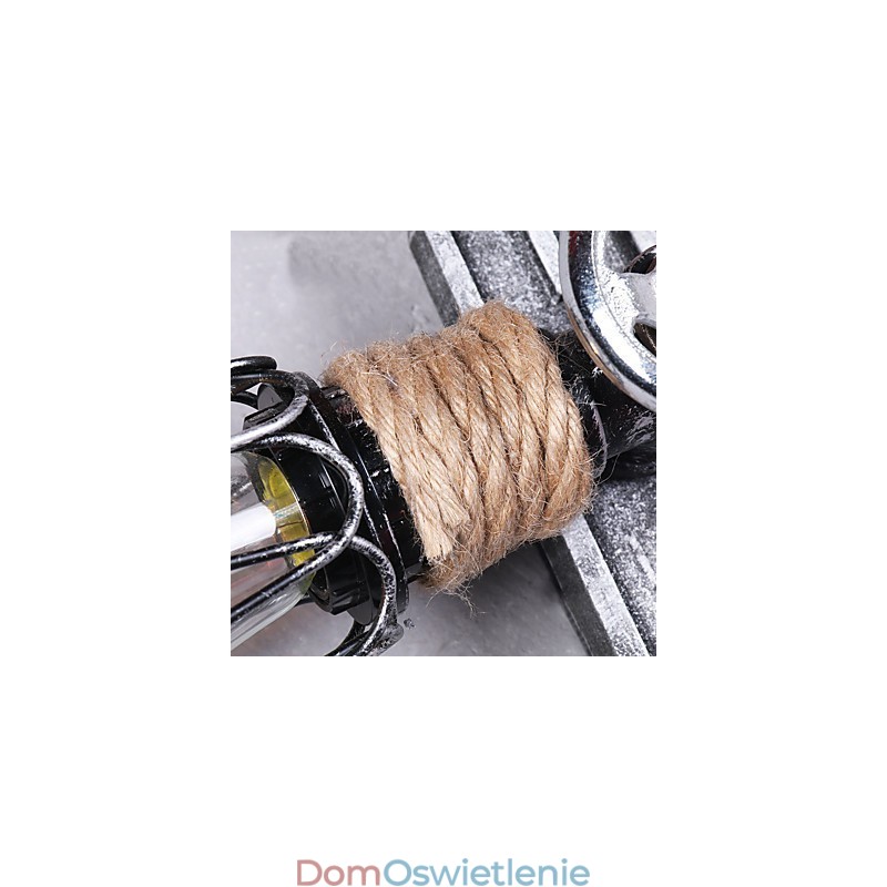 Vintage Industrial Wall Lights Drewno Łódź Kotwica Kształt Kreatywna Restauracja Kawiarnia Bar Dekoracja oświetlenie