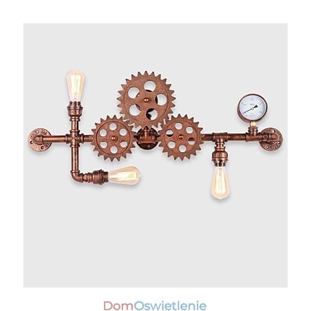 Vintage Industrial Pipe Wall Lights Wood Helm Shape Kreatywne obrotowe światła Restauracja Kawiarnia Bar Dekoracja oświetlenie Vintage Industrial Pipe Wall Lights Wood Helm Shape Kreatywne obrotowe światła Restauracja Kawiarnia Bar Dekoracja oświetlenie