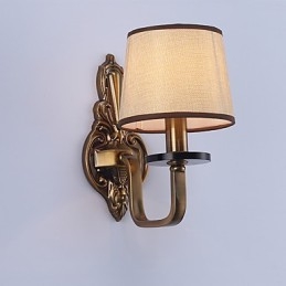 Tradycyjna klasyczna galwanizowana funkcja ochrony oczu Kinkiety ścienne Downlight Kinkiet