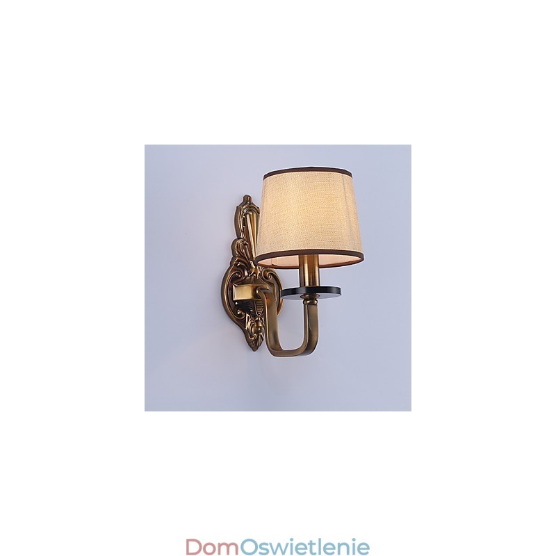 Tradycyjna klasyczna galwanizowana funkcja ochrony oczu Kinkiety ścienne Downlight Kinkiet