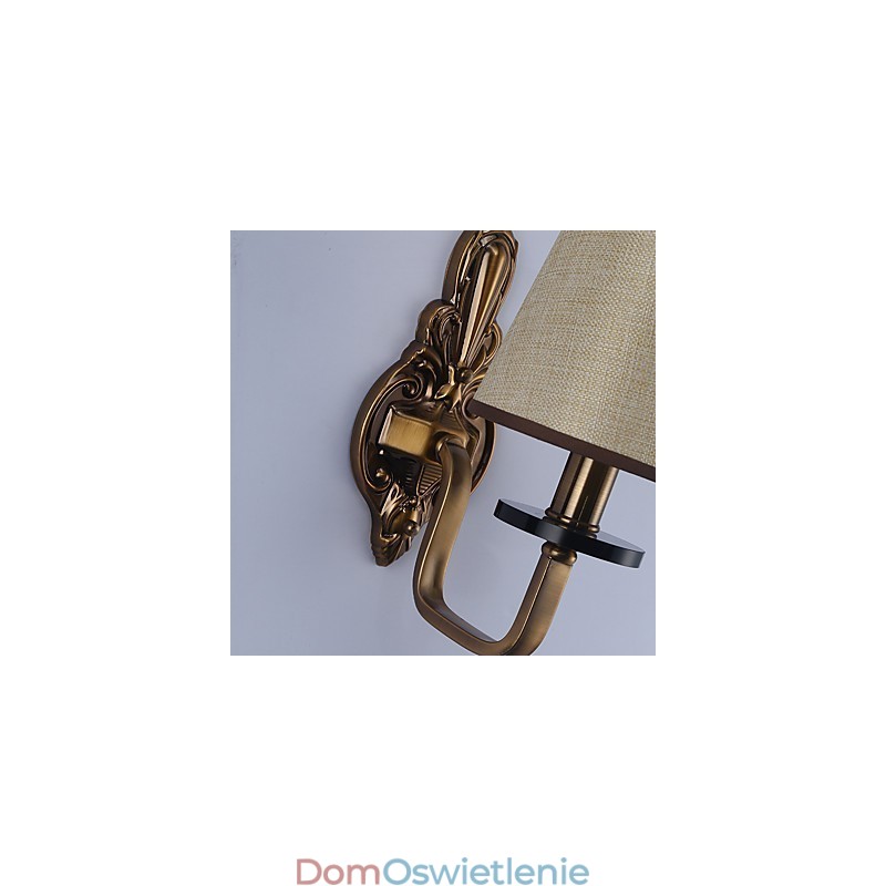 Tradycyjna klasyczna galwanizowana funkcja ochrony oczu Kinkiety ścienne Downlight Kinkiet