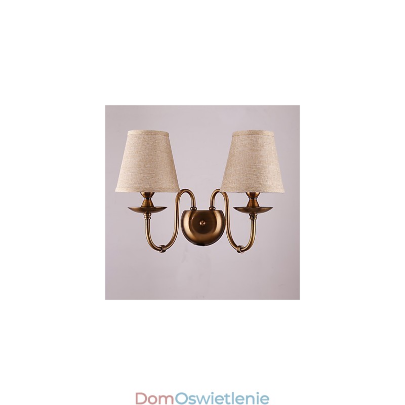 Tradycyjna klasyczna galwanizowana funkcja ochrony oczu Kinkiety ścienne Downlight Kinkiet