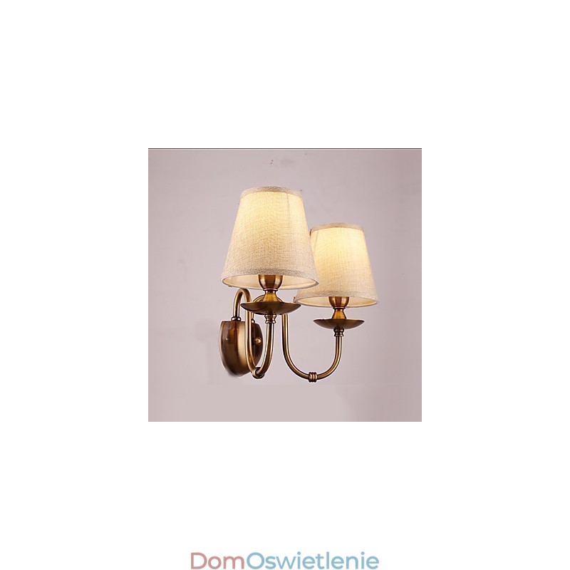 Tradycyjna klasyczna galwanizowana funkcja ochrony oczu Kinkiety ścienne Downlight Kinkiet