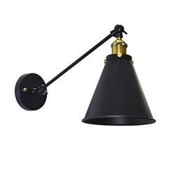 Buzz Paint pojedyncza ściana żelazna lampa ścienna głupia czarna lampa świetlna na ścianie