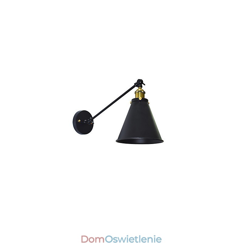 Buzz Paint pojedyncza ściana żelazna lampa ścienna głupia czarna lampa świetlna na ścianie