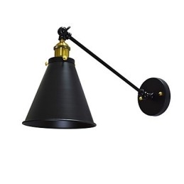 Buzz Paint pojedyncza ściana żelazna lampa ścienna głupia czarna lampa świetlna na ścianie