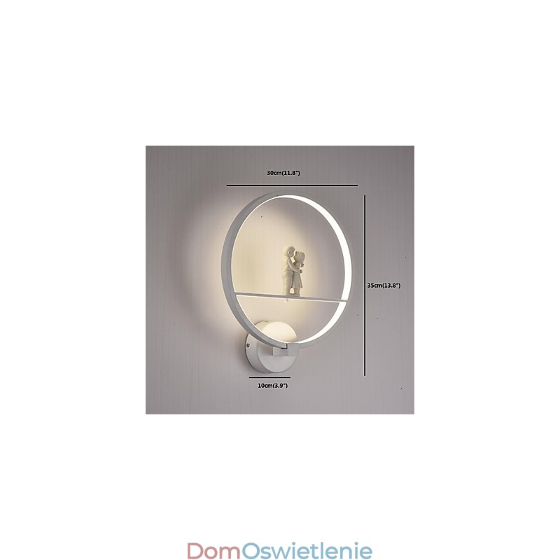 Zintegrowane nowoczesne współczesne dla mini stylu Ambient Light Kinkiety ścienne Kinkiety ścienne