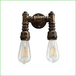 Rustykalny domek Tradycyjny Klasyczny antyczny mosiądz Cecha dla Ambient Light Kinkiety Ścienne Lampa Ścienna