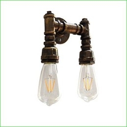 Rustykalny domek Tradycyjny Klasyczny antyczny mosiądz Cecha dla Ambient Light Kinkiety Ścienne Lampa Ścienna