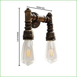 Rustykalny domek Tradycyjny Klasyczny antyczny mosiądz Cecha dla Ambient Light Kinkiety Ścienne Lampa Ścienna