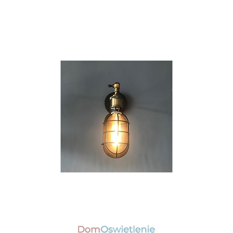 Vintage Black Metal Loft Kinkiety Salon Jadalnia Korytarz Kawiarnia Bary Bar Kinkiet