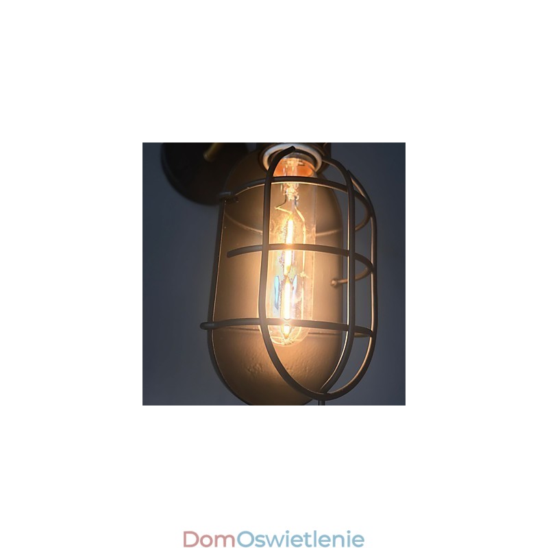 Vintage Black Metal Loft Kinkiety Salon Jadalnia Korytarz Kawiarnia Bary Bar Kinkiet