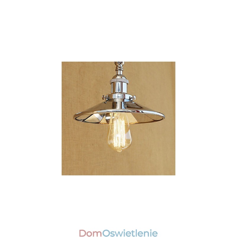 Rustykalny domek wiejski retro galwanizowany element do miniaturowego oświetlenia otoczenia z ramieniem obrotowym